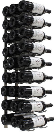 Vinotemp® Epicureanist 27 Bottle Stainless Steel Wine Rack -2