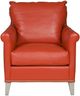Vanguard® Furniture Customizable Gwynn Leather Chair with Tapered Legs-1