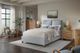 Artisan & Post by Vaughan-Bassett Pure Maple Blue Mist/Natural Queen Upholstered Panel Bed -1