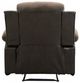 Homelegance® Cranley Chocolate Manual Recliner Chair-4