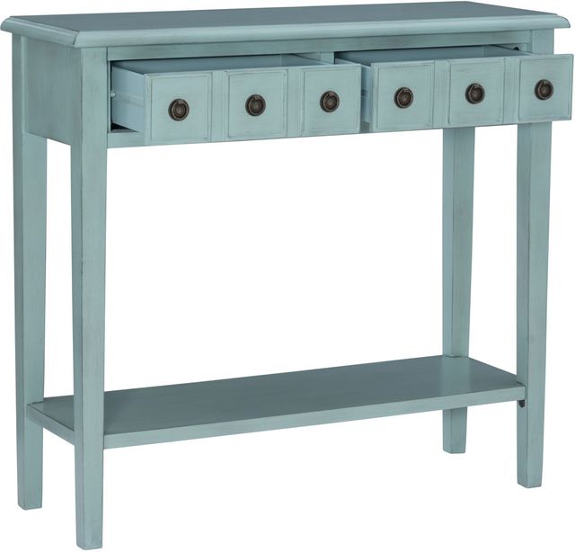 Powell® Sadie Teal Small Console-3