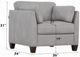 ACME Furniture Matias Dusty White Leather Chair-1
