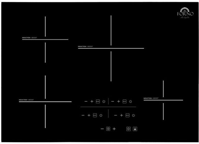 FORNO® Alta Qualita 30" Black Induction Cooktop-0