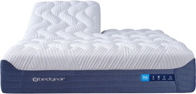 BEDGEAR® H6 Performance® 12" Hybrid Medium Plush Pillow Top Split Head King Mattress in a Box-0