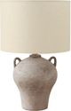 Monarch Specialties Inc. Beige Ceramic Table Lamp with Beige Shade-0
