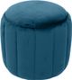 TOV Furniture Ives Navy Velvet Ottoman-0