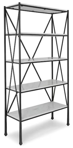 Bassett® Furniture Whitestone Black/White Etagere