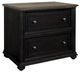 Riverside Furniture Regency Antique Oak/Matte Black Lateral File Cabinet-0