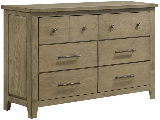 Coaster® Hazlewood 82" 4-Piece Vineyard Oak Eastern King Panel Bedroom Set-2