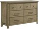 Coaster® Hazlewood 82" 4-Piece Vineyard Oak Eastern King Panel Bedroom Set-2