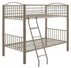 Powell® Youth Pewter Twin Over Twin Bunk Bed