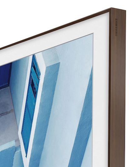 Samsung The Frame 75" Brown Customizable Bezel-2