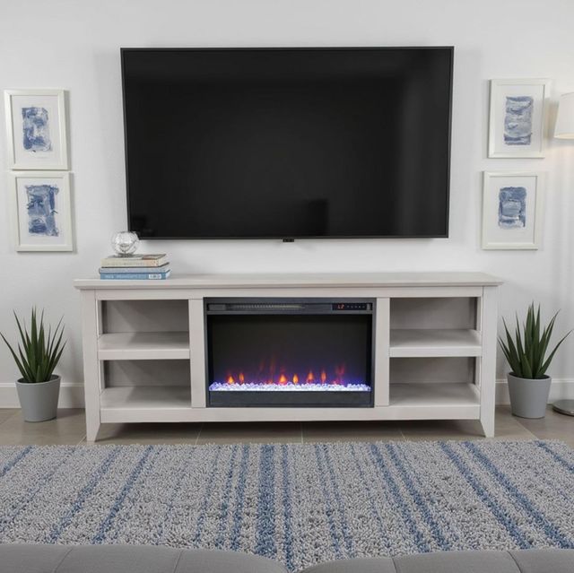 Legends Home Studio Sandstone 65" Fireplace TV Stand-1