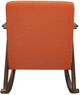 Homelegance® Waithe Dark Walnut/Orange Rocking Chair-4