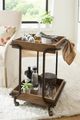 Hammary® Olmsted Rustic Oak Bar Cart-1