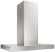 Best® Ispira 36" Stainless Steel Brushed Gray Glass Island Range Hood-0