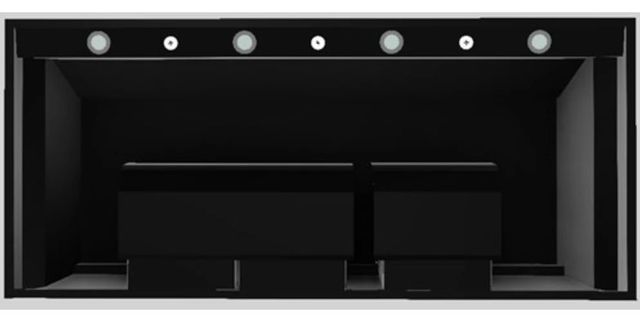 Vent-A-Hood® Designer Series 54" Black Wall Mounted Range Hood-3