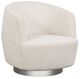 Fairfield® Customizable Dhalia Swivel Chair with Nickel Base-0