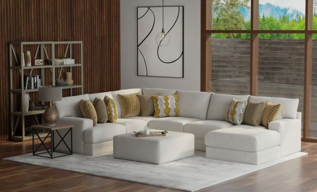Jackson Furniture Tori 4-Piece Birch Sectional with Ottoman-1