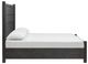Magnussen Home® Plum Creek Ravenwood Black King Panel Bed-3
