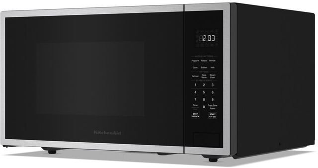 KitchenAid® 1.6 Cu. Ft. PrintShield Stainless Steel Countertop Microwave with Auto Functions-3