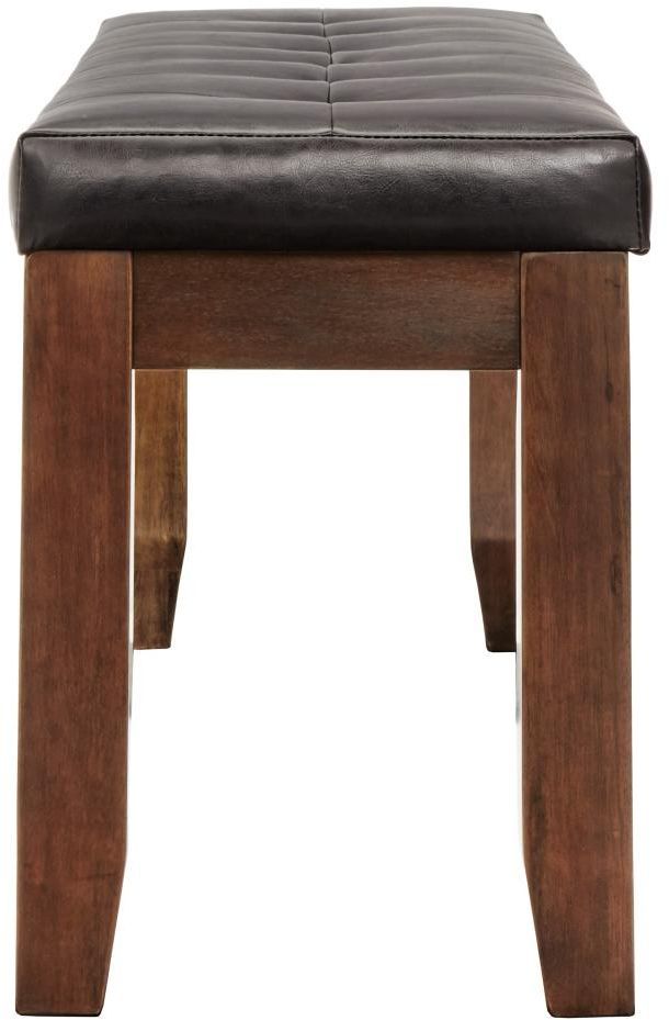 Homelegance® Ameillia Black/Dark Brown Afton 48” Dining Bench-3