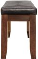 Homelegance® Ameillia Black/Dark Brown Afton 48” Dining Bench-3