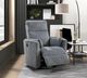 Homelegance® Traverse Gray Manual Swivel Glider Reclining Chair-1
