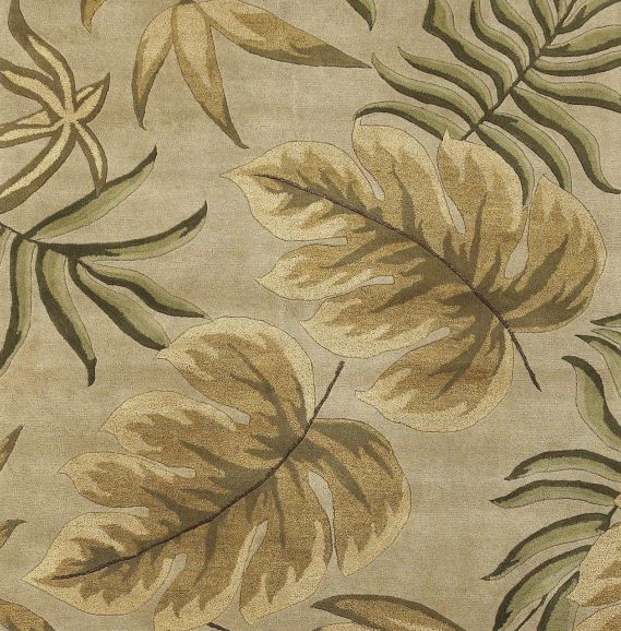 KAS Rugs Havana Sand Fauna 5'x8' Rug-1