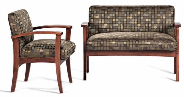 Marshfield Furniture Healthcare Brown Lounge Chair-1