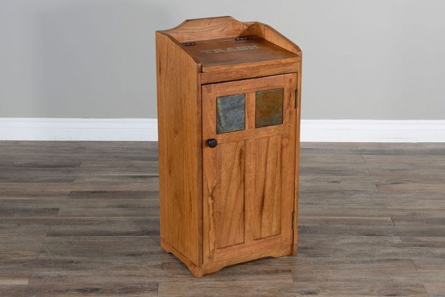 Sunny Designs™ Sedona Rustic Oak Trash Box-1