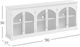 Jofran Inc. Archdale Antique White 6-Door Gothic Arch Accent Cabinet-2