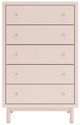 Signature Design by Ashley® Wistenpine Blush 5-Drawer Chest-1