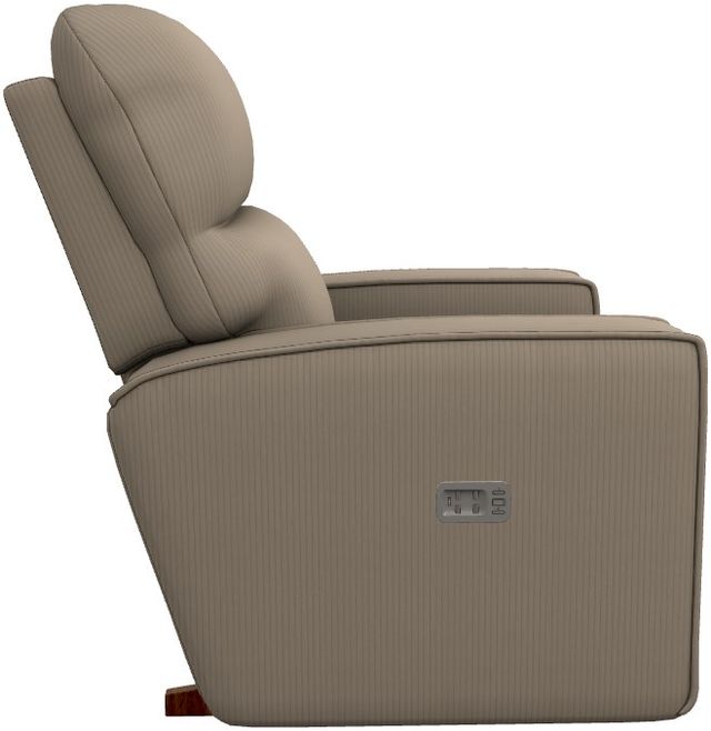 La-Z-Boy® Maddox Driftwood Power Rocking Recliner with Headrest and Lumbar-2