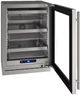 U-Line® Stainless Steel 24" Reversible Hinge Refrigerator-2