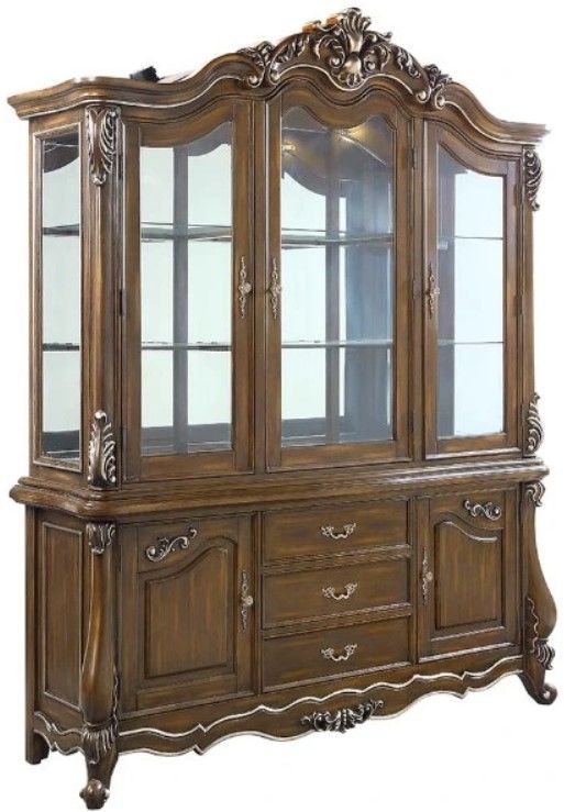 ACME Furniture Latisha Antique Oak Buffet and Hutch-0