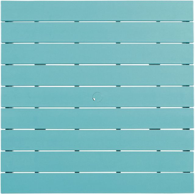 Signature Design by Ashley® Eisely Turquoise Outdoor Counter Height Dining Table with White Base-1