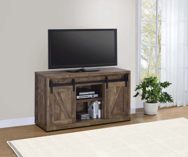 Coaster® Brockton Rustic Oak 71" TV Console-1