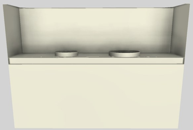 Vent-A-Hood® 42" Biscuit Wall Mounted Range Hood-3
