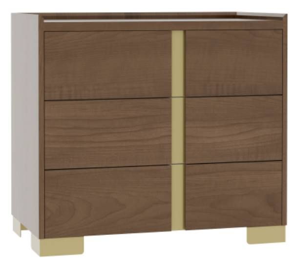 Country View Woodworking Verrado 36" Metal Legs Bedside Chest-0