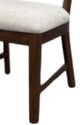 Elements International Glinda Brown/Light Gray Dining Chair-3