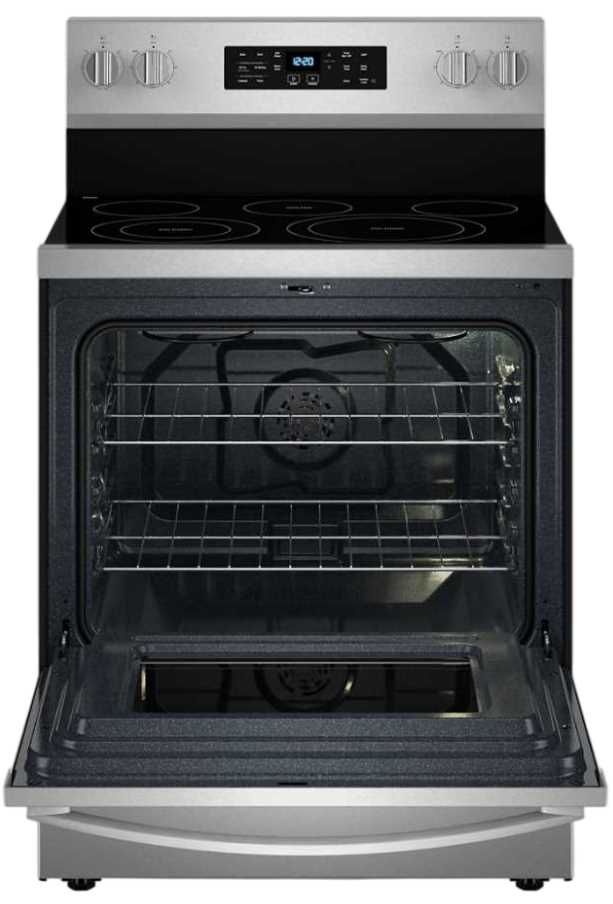 Whirlpool® 30" Stainless Steel Freestanding Electric Range -1