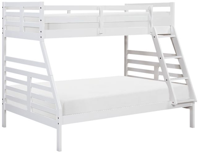Homelegance® Darden White Twin over Full Youth Bunk Bed-0