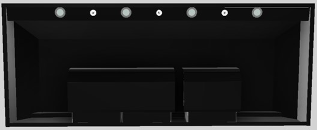 Vent-A-Hood® Designer Series 60" Black Wall Mounted Range Hood-1