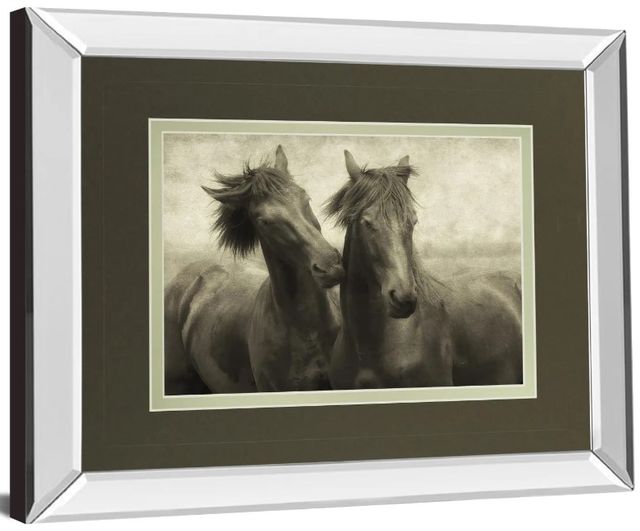 Classy Art Horses Don’t Whisper by Lars Van De Goor Mirror Framed Wall Art-1