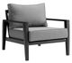 Armen Living Cayman Dark Gray Fabric Outdoor Seating Set-3