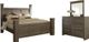 Signature Design by Ashley® Juararo 2-Piece Dark Brown California King Poster Bed Set-0