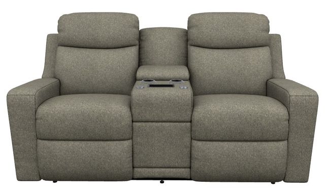 La-Z-Boy® Emmons Granite Power Reclining Loveseat with Console, Headrest, and Lumbar-1