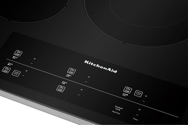 KitchenAid® 30" Stainless Steel Electric Cooktop with Touch-Activated Controls-2