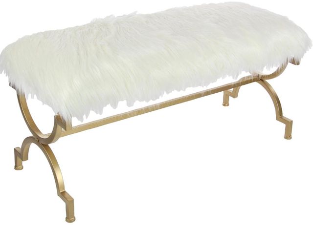 Deco Marche Gold/White Bench-0